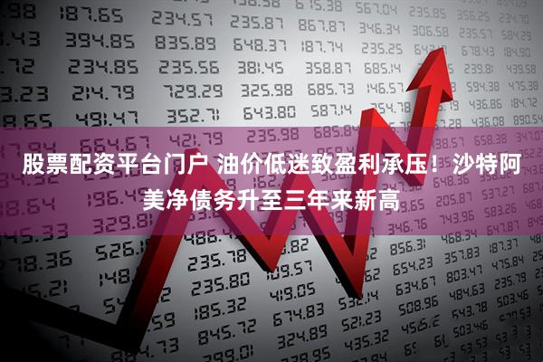 股票配资平台门户 油价低迷致盈利承压！沙特阿美净债务升至三年来新高